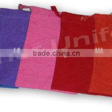 Cotton draw string gift pouch