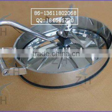 Food grade stainless steel septic tank manhole cover