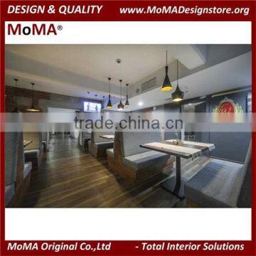 Fashion Restaurant Sofa Booth/Restaurant Dining Set