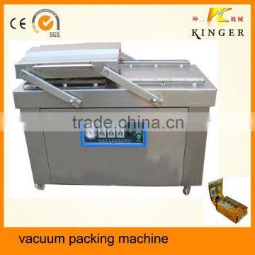 stainless steel double chamber vacuum packing for rice, food packing