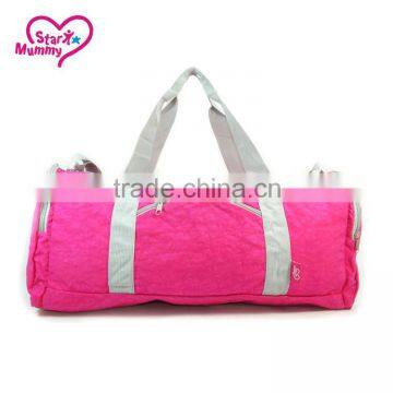 red fashion mummy lbag nappy bag with imprint material