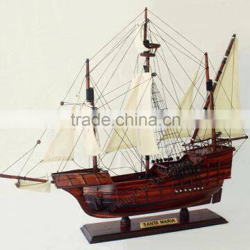 SANTA MARIA WOODEN SHIP MODEL - HANDMADE SHIP MODEL, SPECIAL GIFT