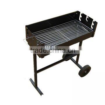 Window Charcoal BBQ Grill with wheels