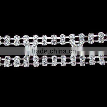 Silver Sewing Seasofbeauty DIY Rhinestone Bikini Connector,Rhinestone Trim