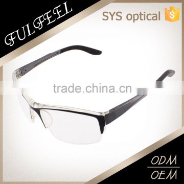 Fashion reading sporting eyewear half frame glasses