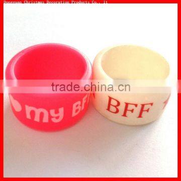 Fashion and nice silicone finger ring