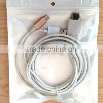 2016 Whosale MHL Type-c Cable HDTV Video Cable Metal Cable for Type-c Cable HDTV Cable photo-3