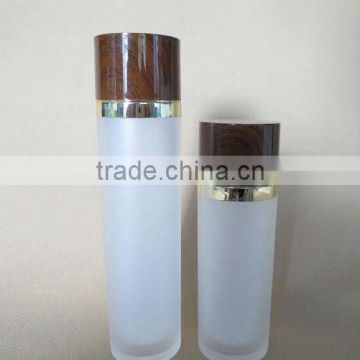 100ml 140ml Cylindrical Acrylic Lotion Bottle with Screw Cap