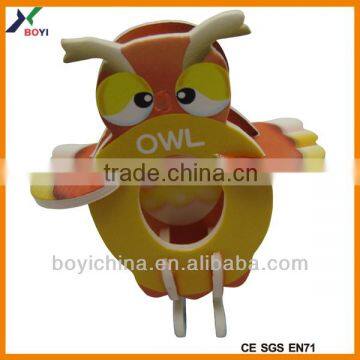 Customized Cartoon Animals Owl Toy 3d Puzzles