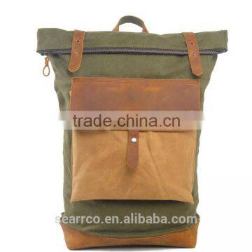 China wholesale RS-104-1 canvas student backpack school bag high school bag