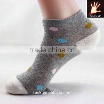 Pretty Candy Color Fashion Dots Peachyforum Cute Teenage Girls Ankle Socks photo-4