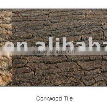 "LEECORK" Cork bark tile for natural background