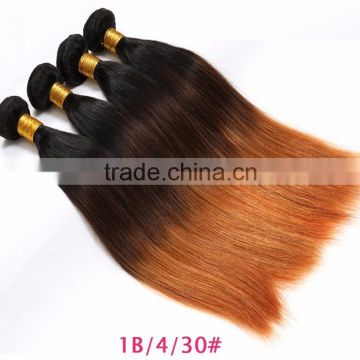 Best selling products 2 tone ombre 100% virgin unprocessed colored Peruvian hair weave                        
                                                Quality Choice