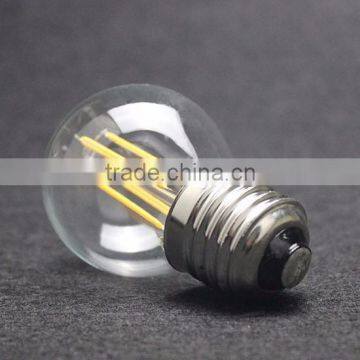 Wholesale super bright 4W all glass 360 degree g45 filament led bulb