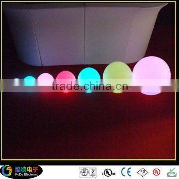 Home decoration color rechangeable led luminated decoration, luminous party decoration