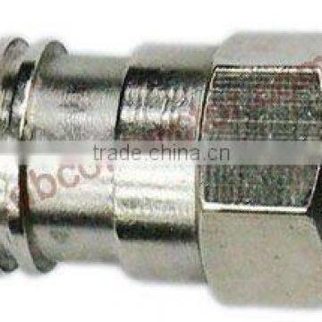 All metal rg 6 universal crimp f connector