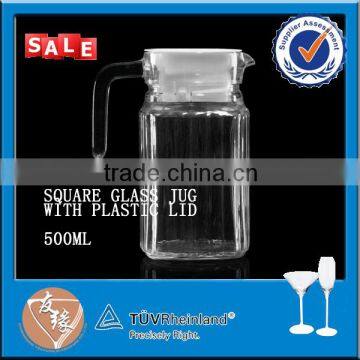 OEM available glass water pitcher 500ml