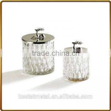Glass Jars And Metal Lids for Home Decoration And Wedding