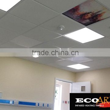 Maintenance free low running cost office electric ceiling heaters