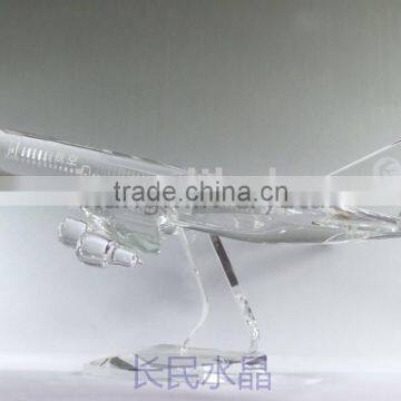 Crystal Airplane Model Gifts Souvenirs