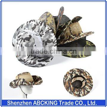 100% cotton Outdoor Camping Fashion Camouflage Hat