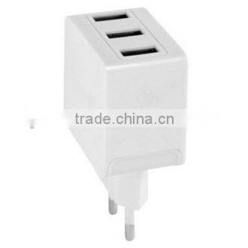 Hot Selling 3 Port Wall Charger for Smartphone, Samsung Mobile