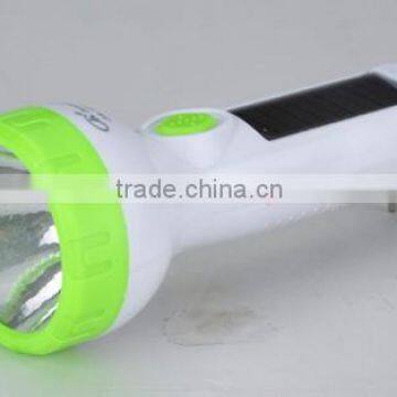 JA-1919 Solar Charging Led Flashlight With Side Light photo-2