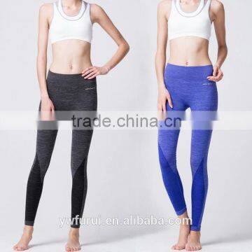 New arrival fitness yoga pants pure color bodycon running girls leggings