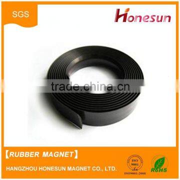 Isotropic rubber magnet strip for advertisement