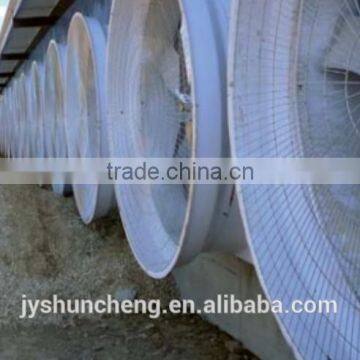 yaoshun large air volumn shutter cone exhaust fan with glass steel material
