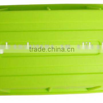A03-19 Retangle Shape Green Silicone Cake Molds/silicone Loaf Pan/toast Mold photo-3