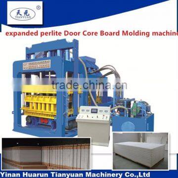 Fireproof perlite cored door insulation board Molding Machine