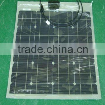 40W Boat semi flexible mono solar module