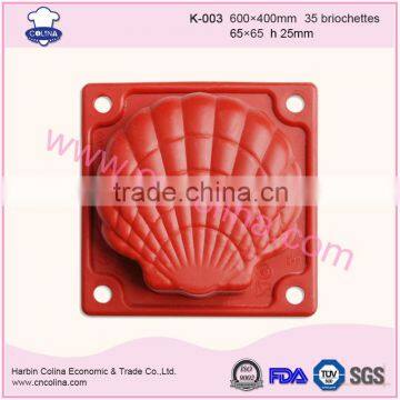 Sea Shell Shape Removable Silicone Cake Mold Baking Tools Cake Pan photo-3