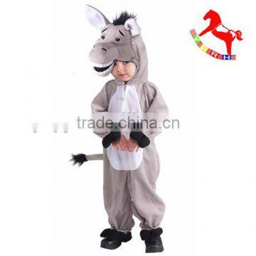 Lifelike cute party animal cartoon character mascot costume commercial fashion custom plush mascot donkey costume