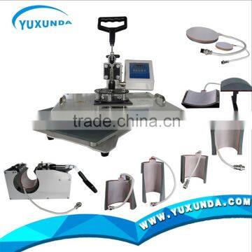 2016 lowest 8 in 1automatic heat press machine