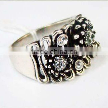 Fashion silver cluster rings,Alloy ring for women,Fashion accessories