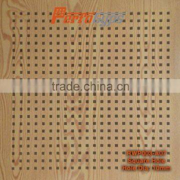 Wooden Acoustic Perforated Gypsum Ceiling Tile Made in China Good Quality Soundproof photo-4