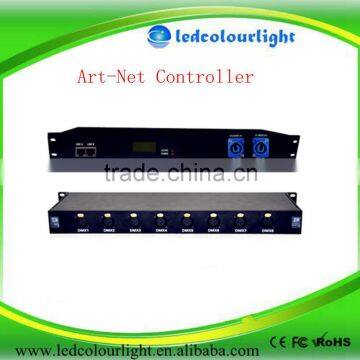 Art-Net DMX 8x512 3pin DMX lighting controller madrix compatible dmx output