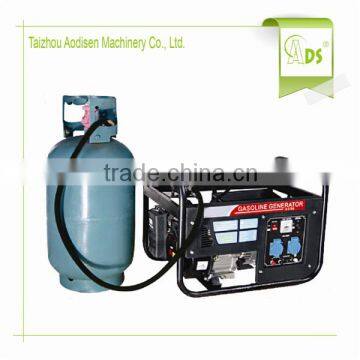 clean energy portable single cylinder iso ce approved 5kw gas generator