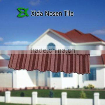 colorful stone coated metal roof tile,roofing material