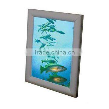 Portable hanging aluminum customized snap frame