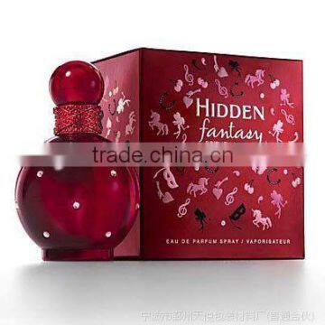 Printing folding pink gift perfume box