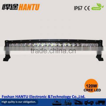 120W curved housing led car light bar rear led car light combo beam waterproof for TRUCK,SUV,LONG VEHICLE,ATVs MODEL:HT-19120W