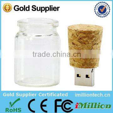 Drift Bottle USB Flash Drive, Glass Bottle USB, Transparent Bottle USB Flash Drive photo-2