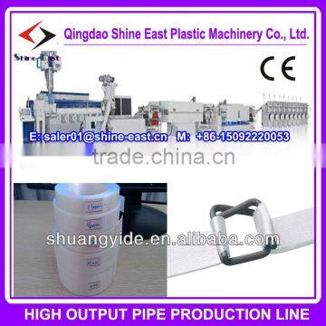 2014 Newest High tension packing cord strap extrusion making machine