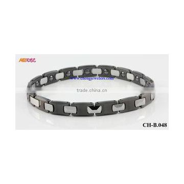 High quality stainless steel ceramic bracelet men