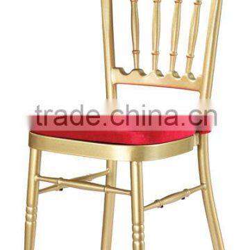 used aluminum wedding chiavari chair /tiffany chairs/napoleon chair for weddings (YZ3011)