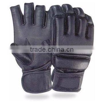 mma gloves made of cowhide leather