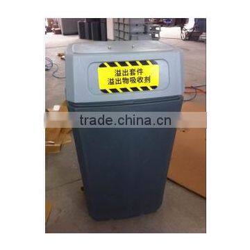 Plastic pollution emergency kits trash recycling bins